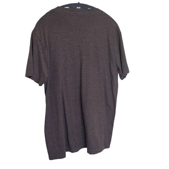 Kangol Mens Size Medium Graphic Tee T Shirt Brown Crewneck Short Sleeve - Picture 5 of 6